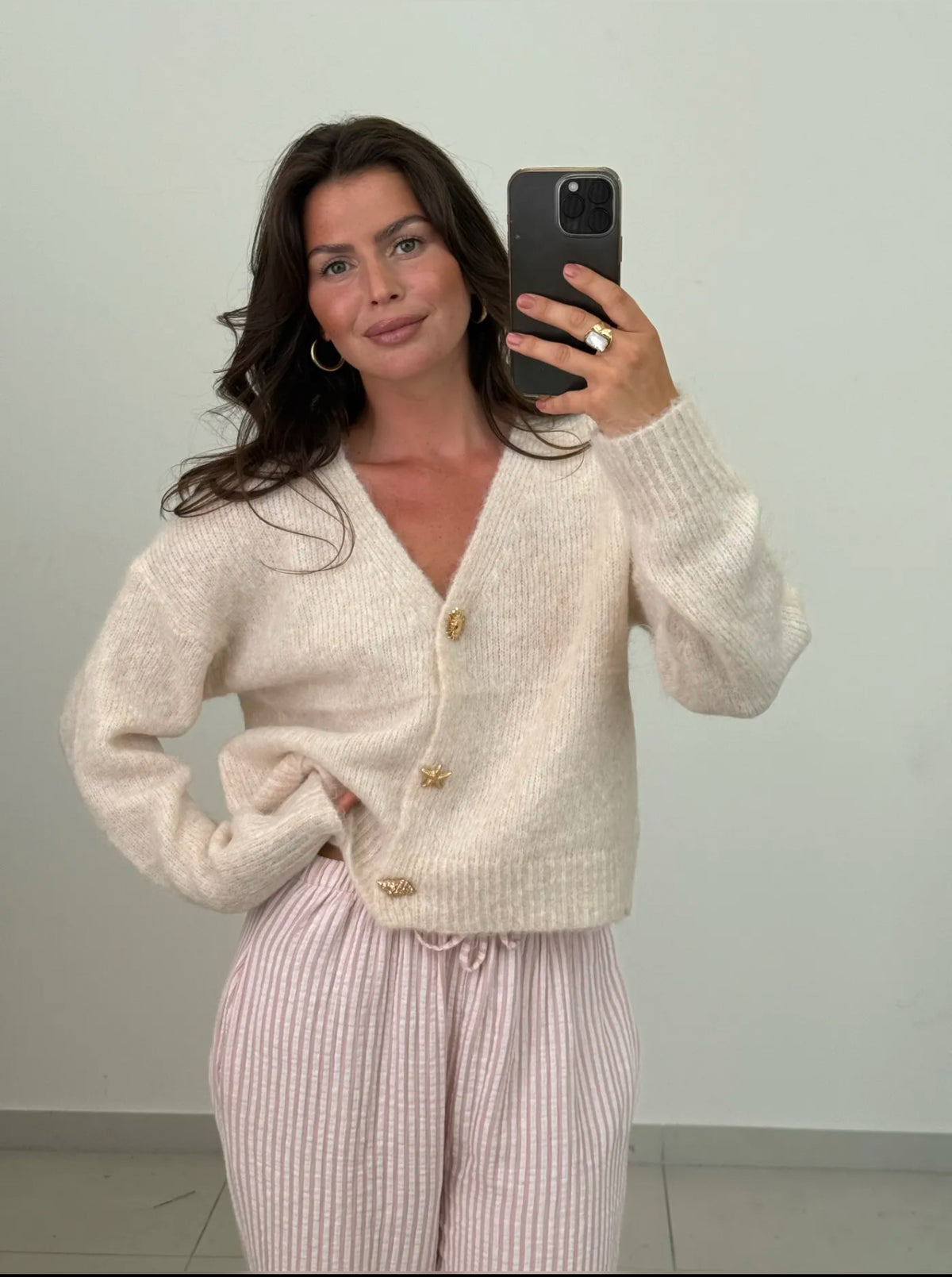 Strickjacke, Eis