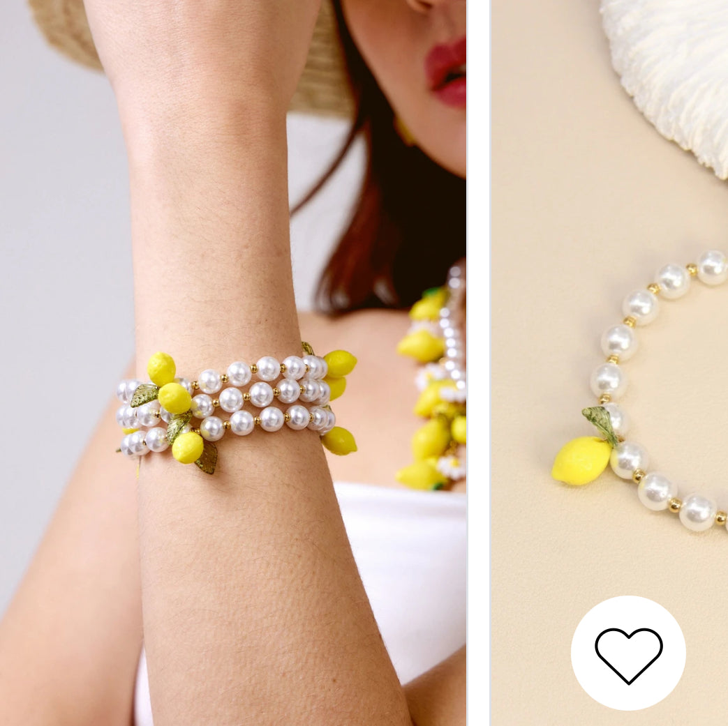 Zitronenarmband