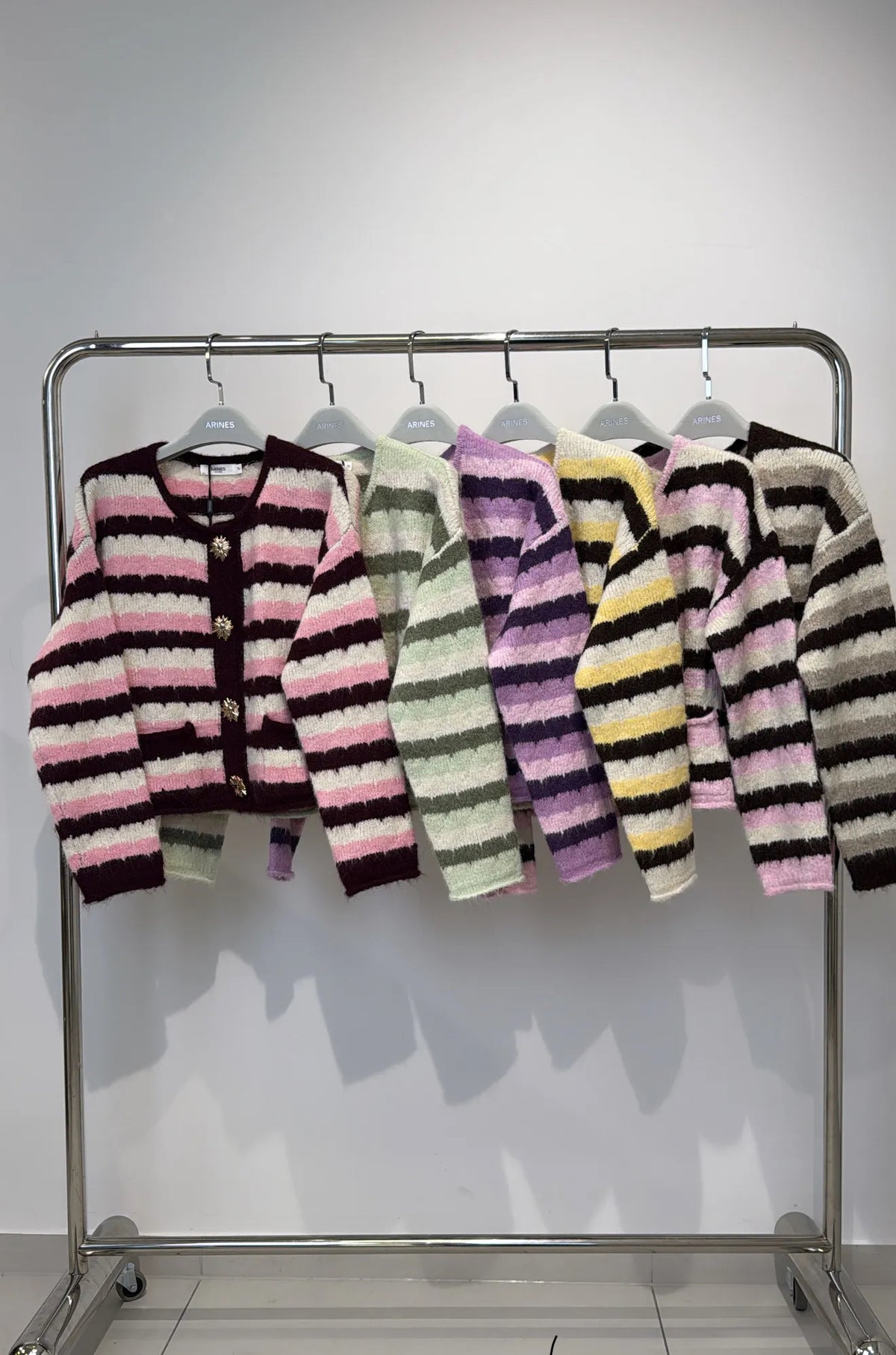 Strickjacke Stern