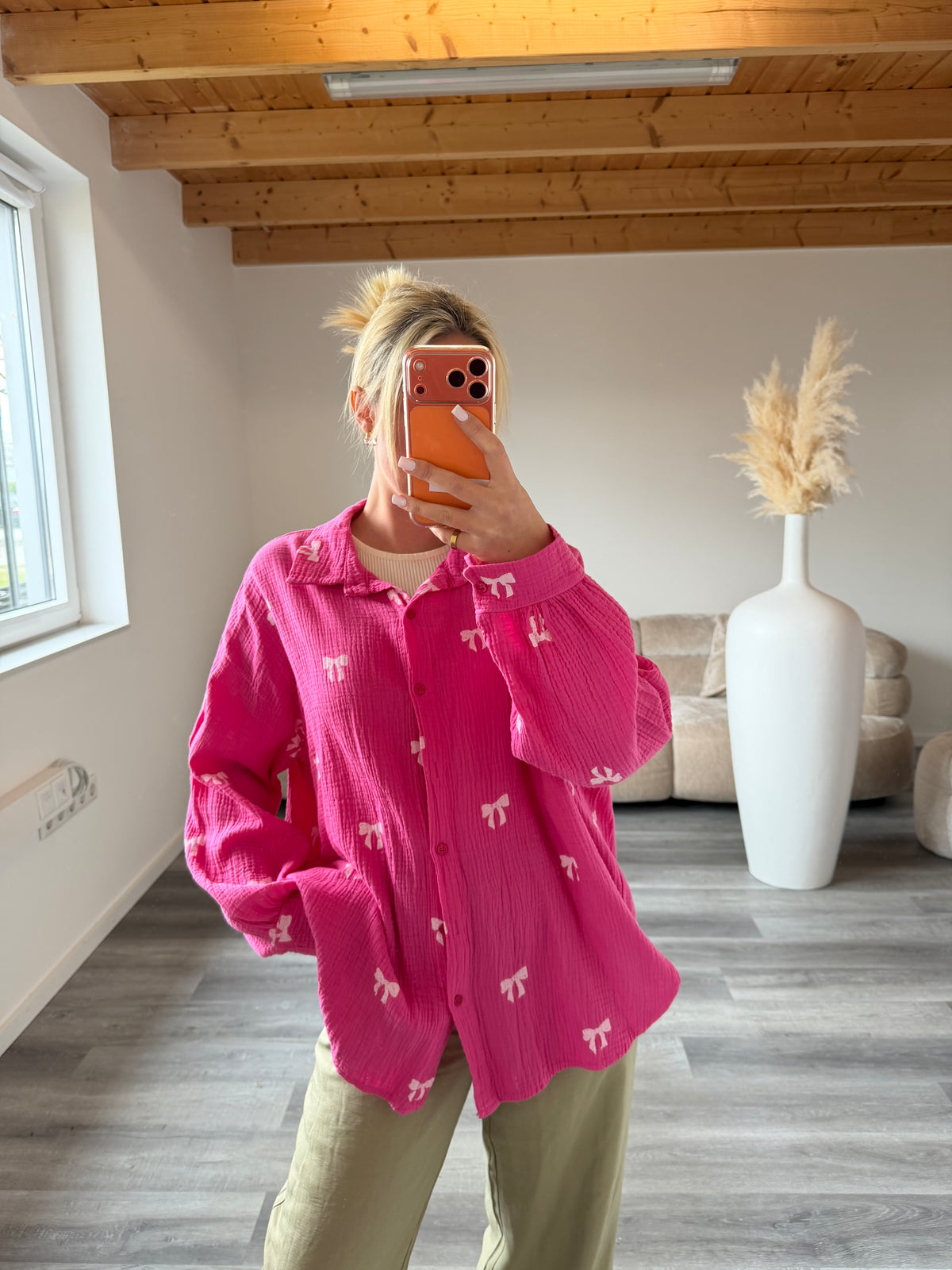 Bluse Schleifen