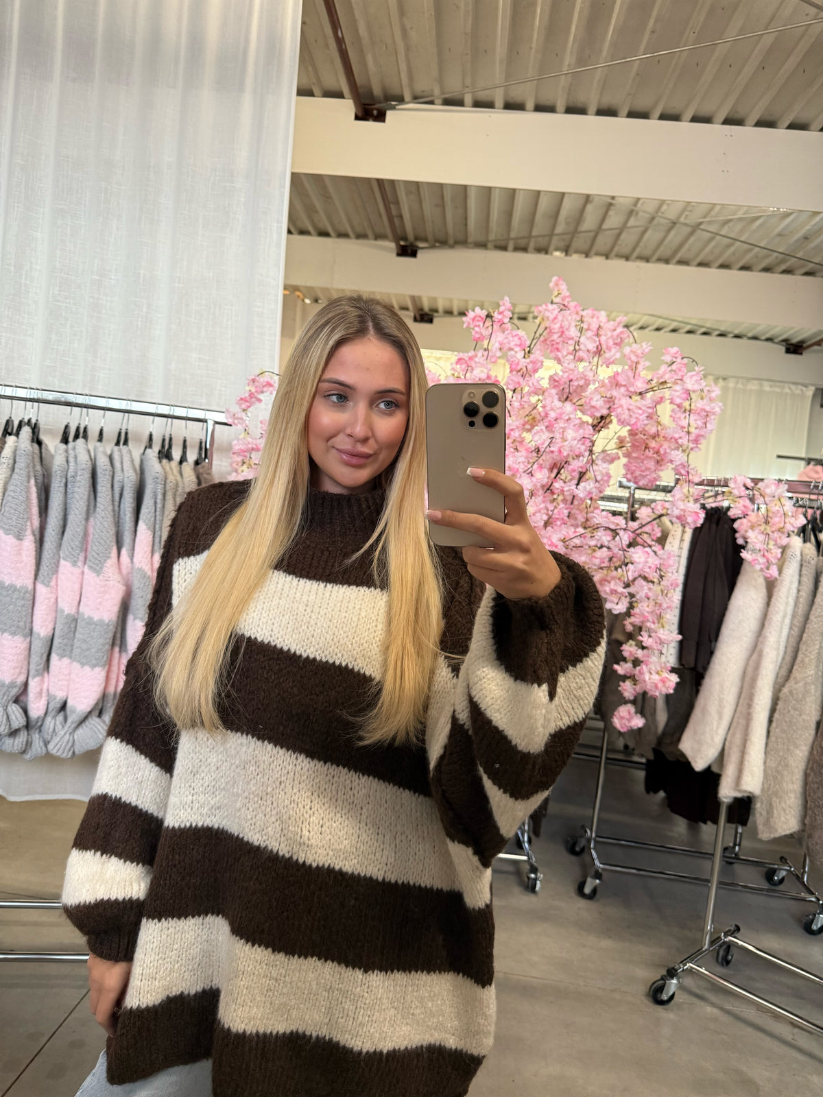 Pullover Linda gestreift 🤎