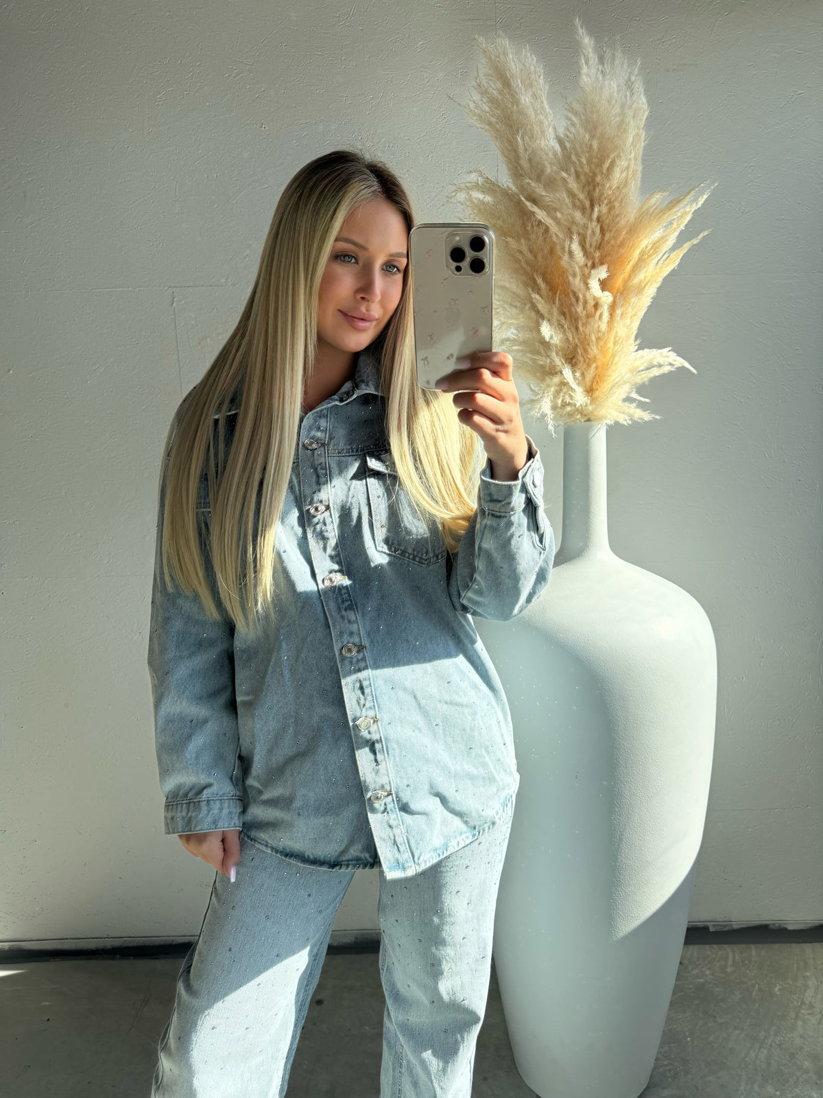 Glitzer Jeans